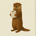 Animal Bathroom Wall Art Print — Funny Poster, Unframed