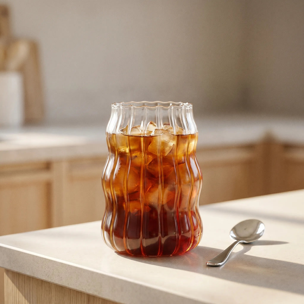 Curved Drinkware Set  