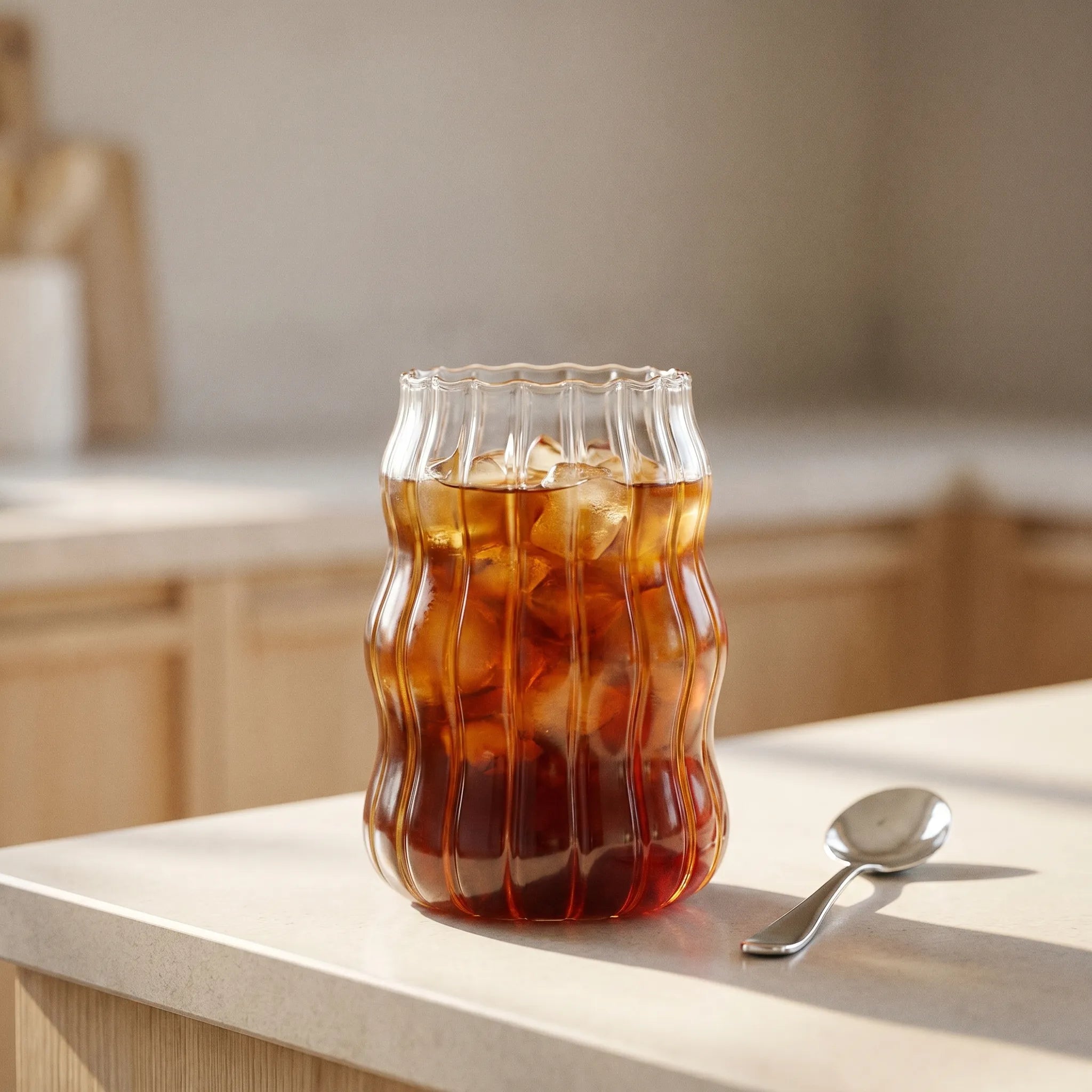 Curved Drinkware Set  
