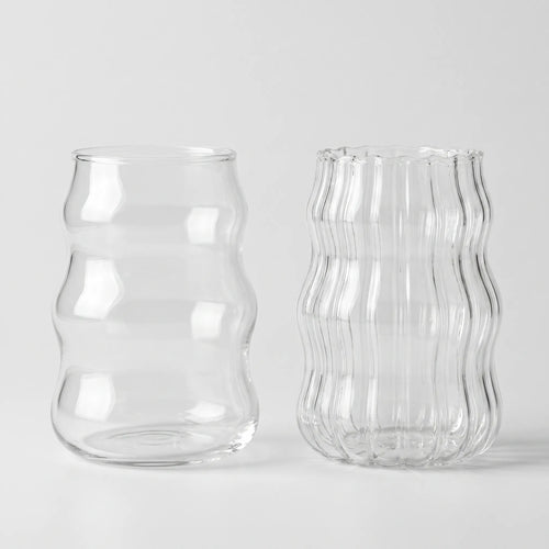 Curved Drinkware Set  