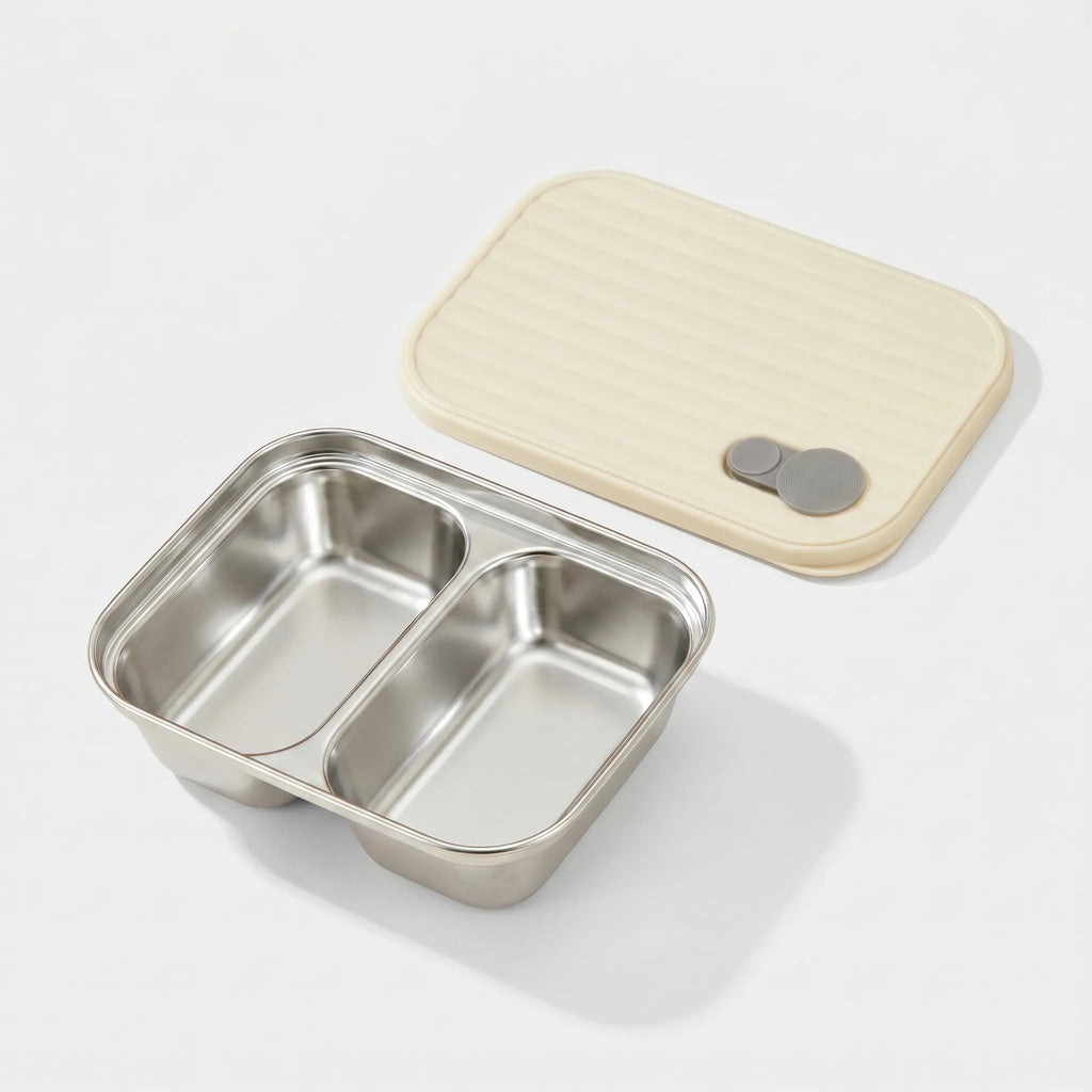 Divided Stainless Steel Bento Box – Meal Prep Container