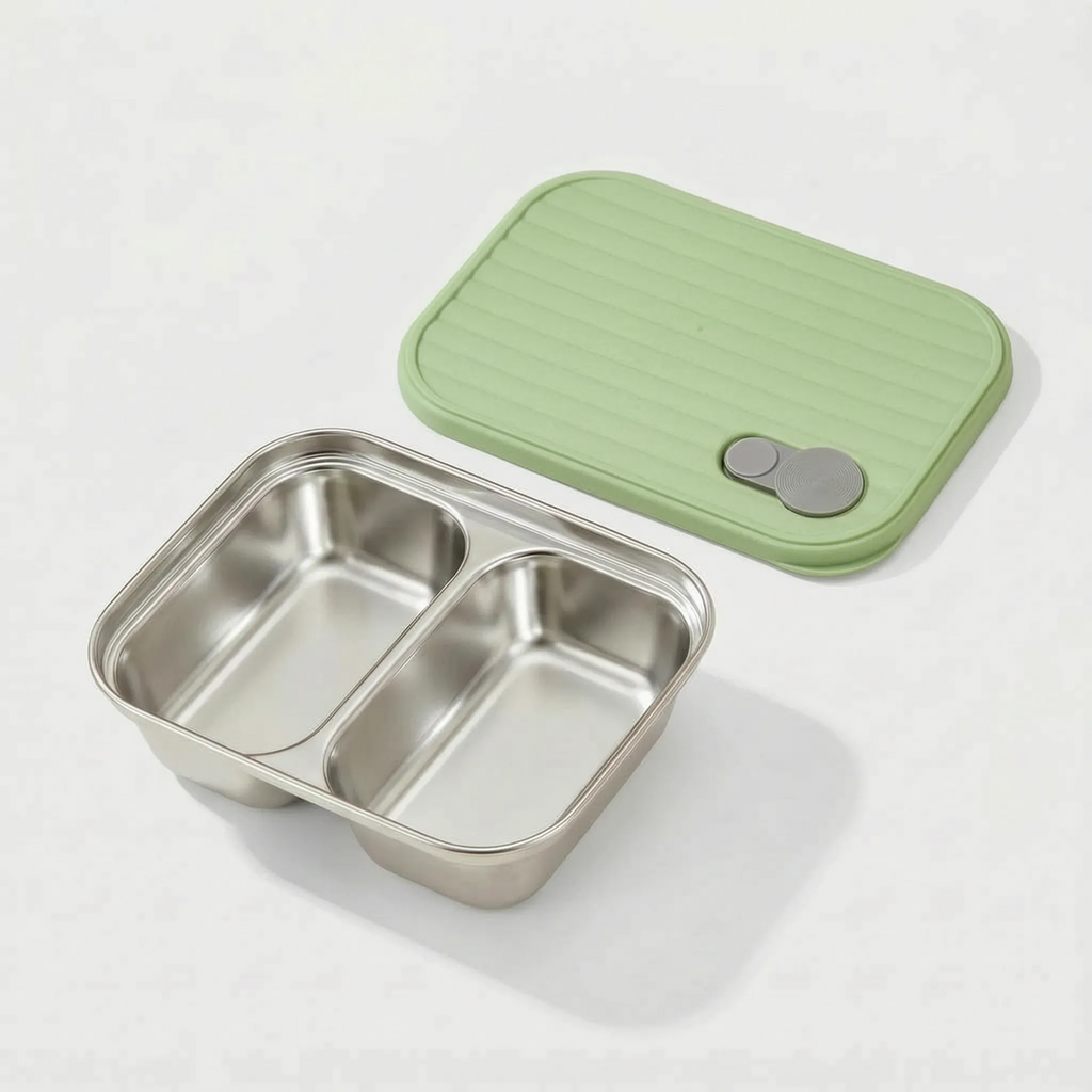 Divided Stainless Steel Bento Box – Meal Prep Container