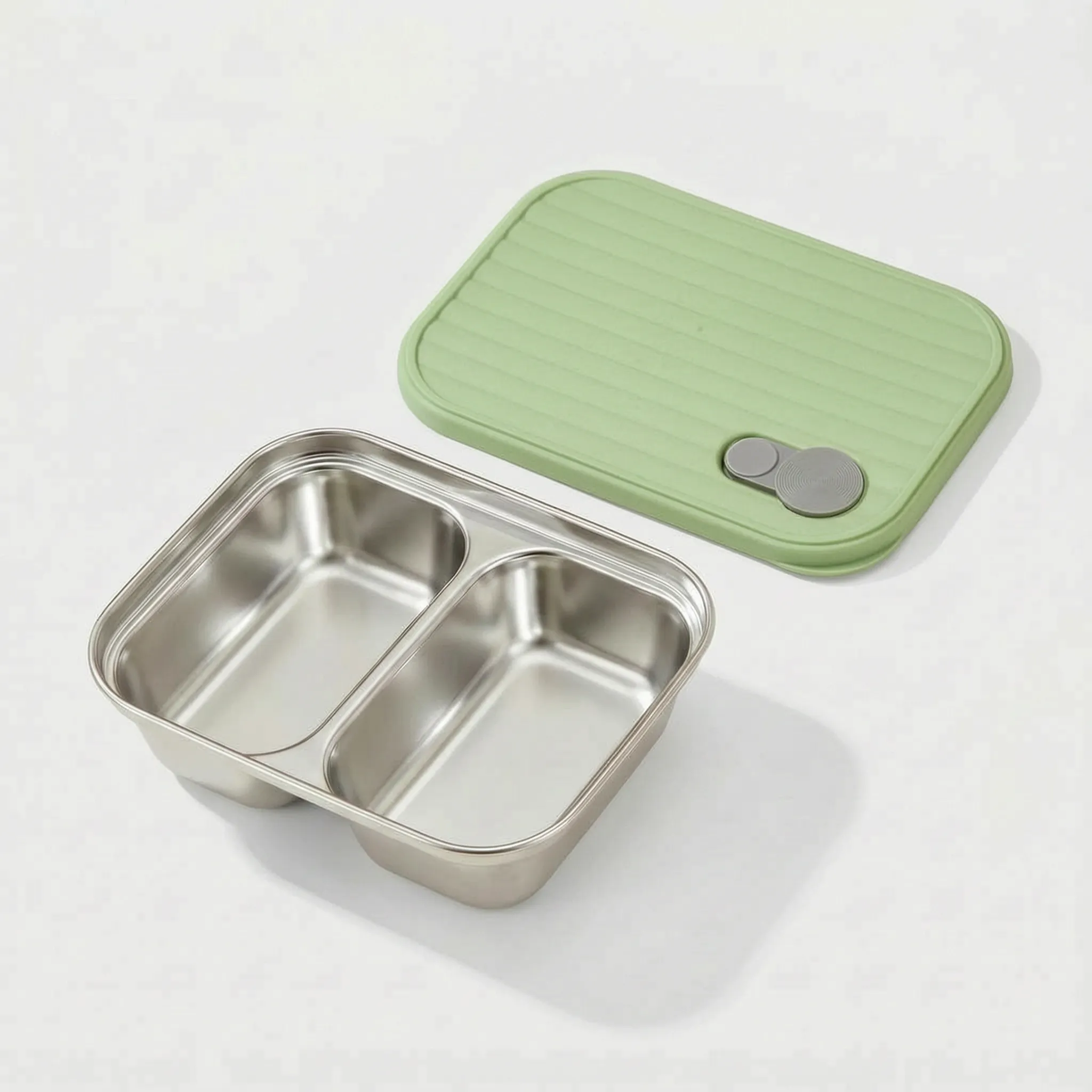 Divided Stainless Steel Bento Box – Meal Prep Container