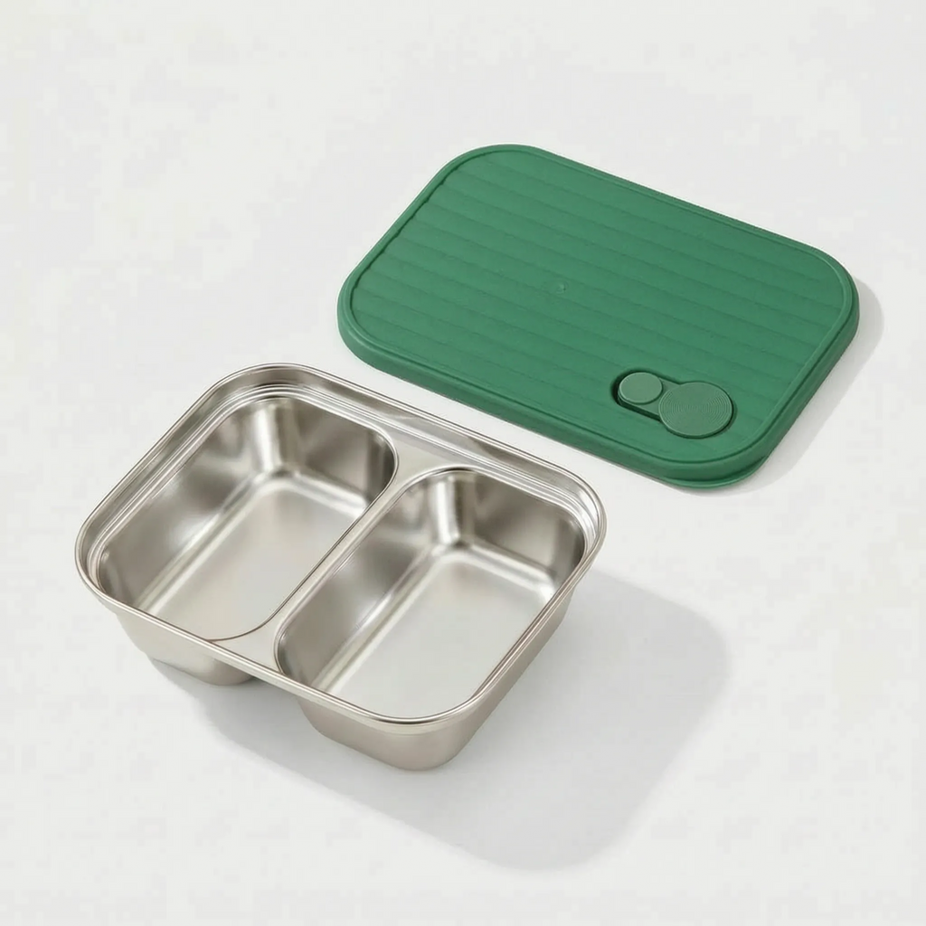 Divided Stainless Steel Bento Box – Meal Prep Container