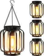 Hanging Solar Lanterns -  Metal Frame