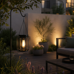 Hanging Solar Lanterns -  Metal Frame with Top Hook Foryuni