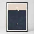 Modern Unframed Art Prints  in a nice studio. 