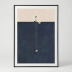 Modern Unframed Art Prints  in a nice studio. 