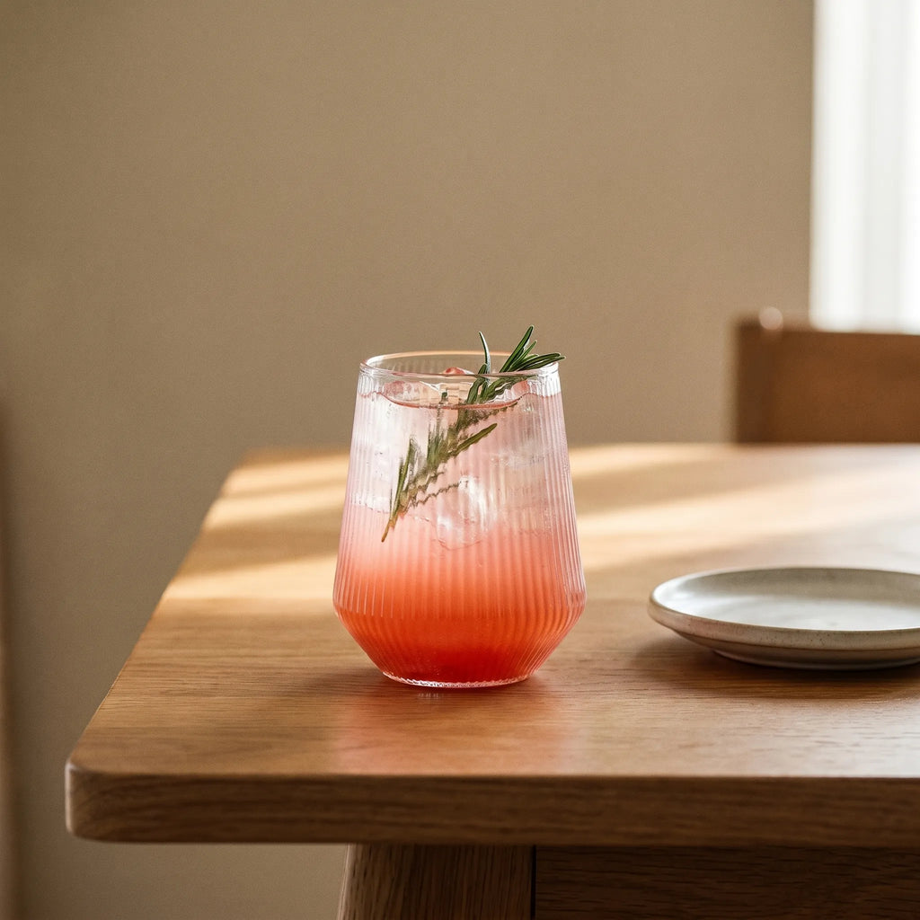 Ribbed Drink Tumblers  