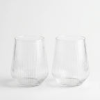 Ribbed Drink Tumblers  
