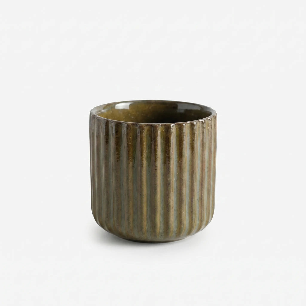 Ribbed Espresso Cups – Set of 4