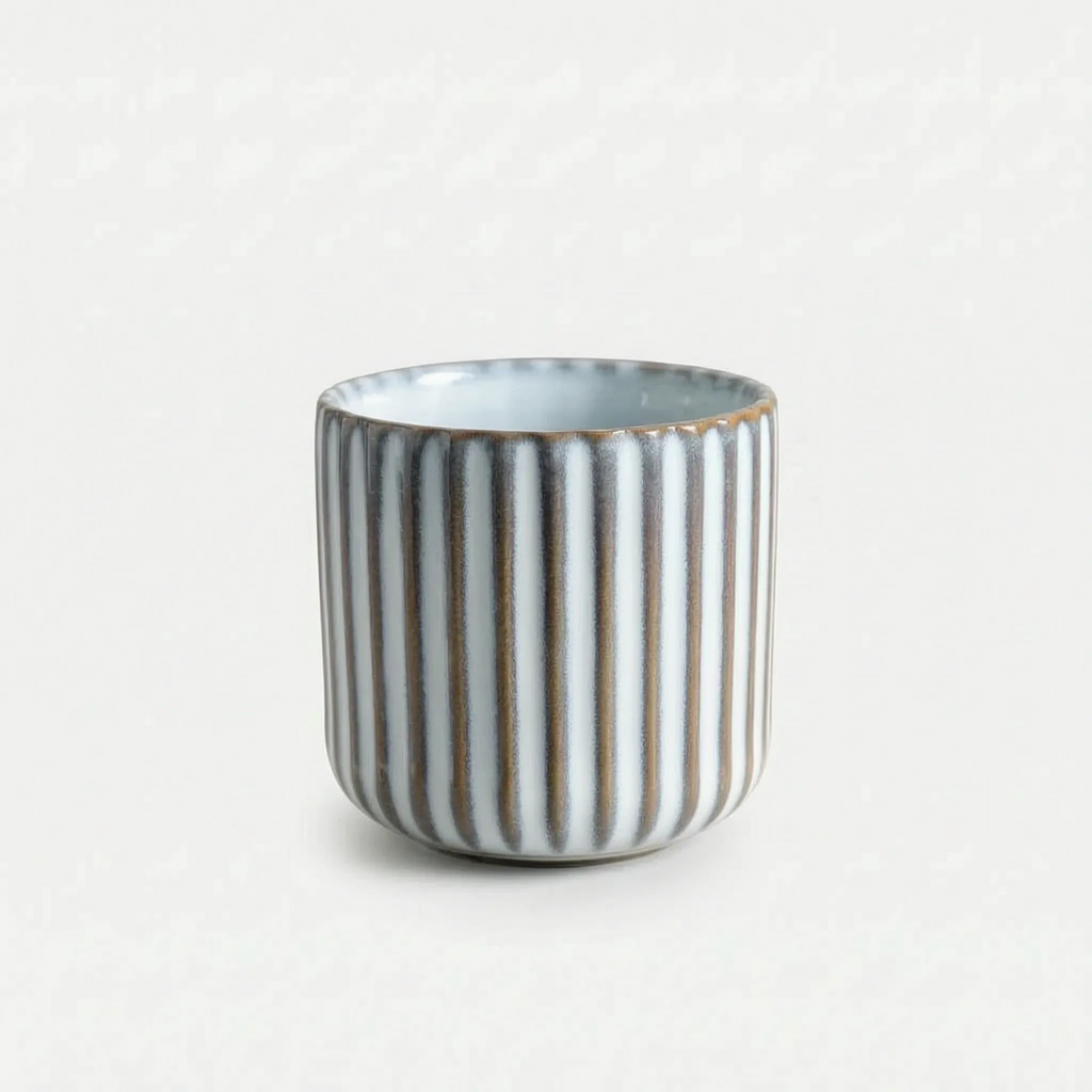 Ribbed Espresso Cups – Set of 4
