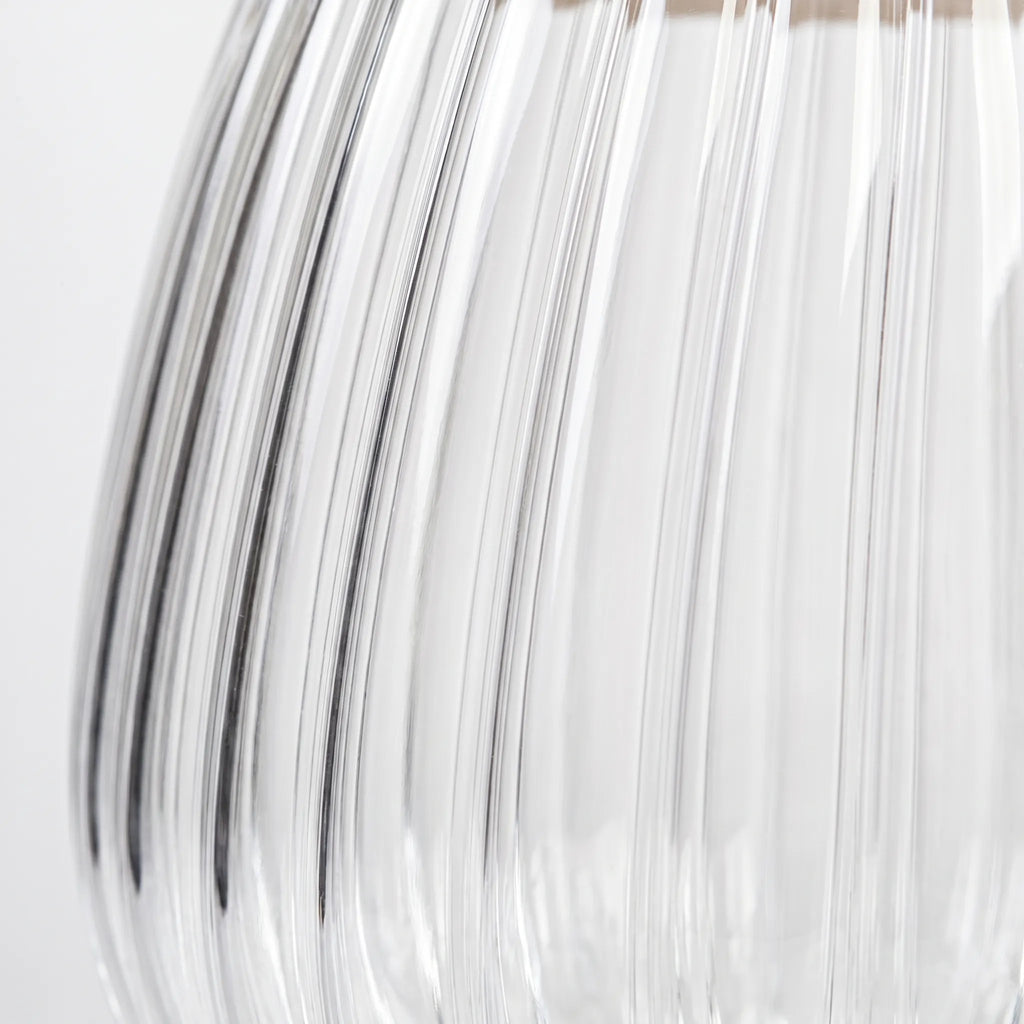 Close-up of clear plastic wrap on a white background