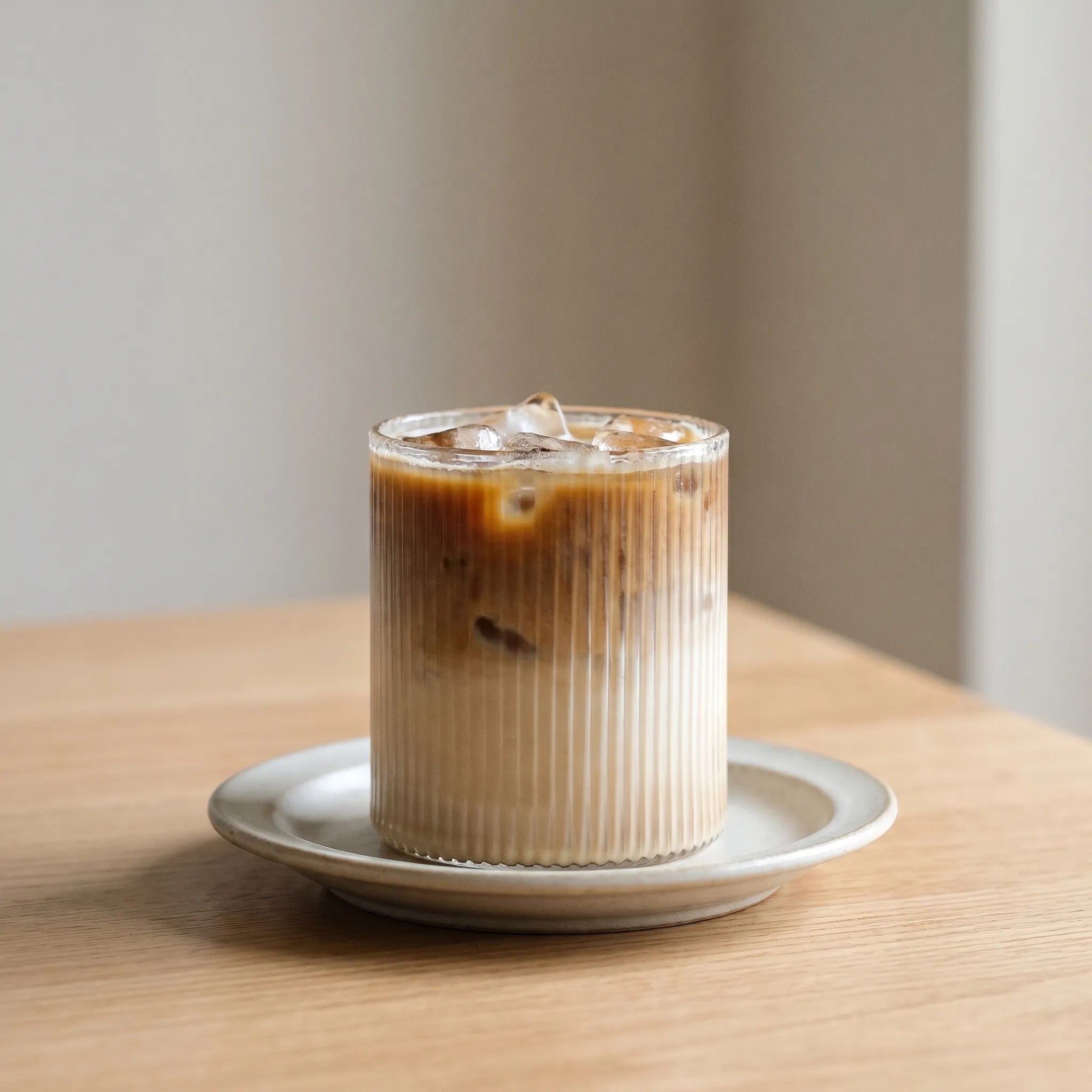 Ribbed Transparent Tumbler  