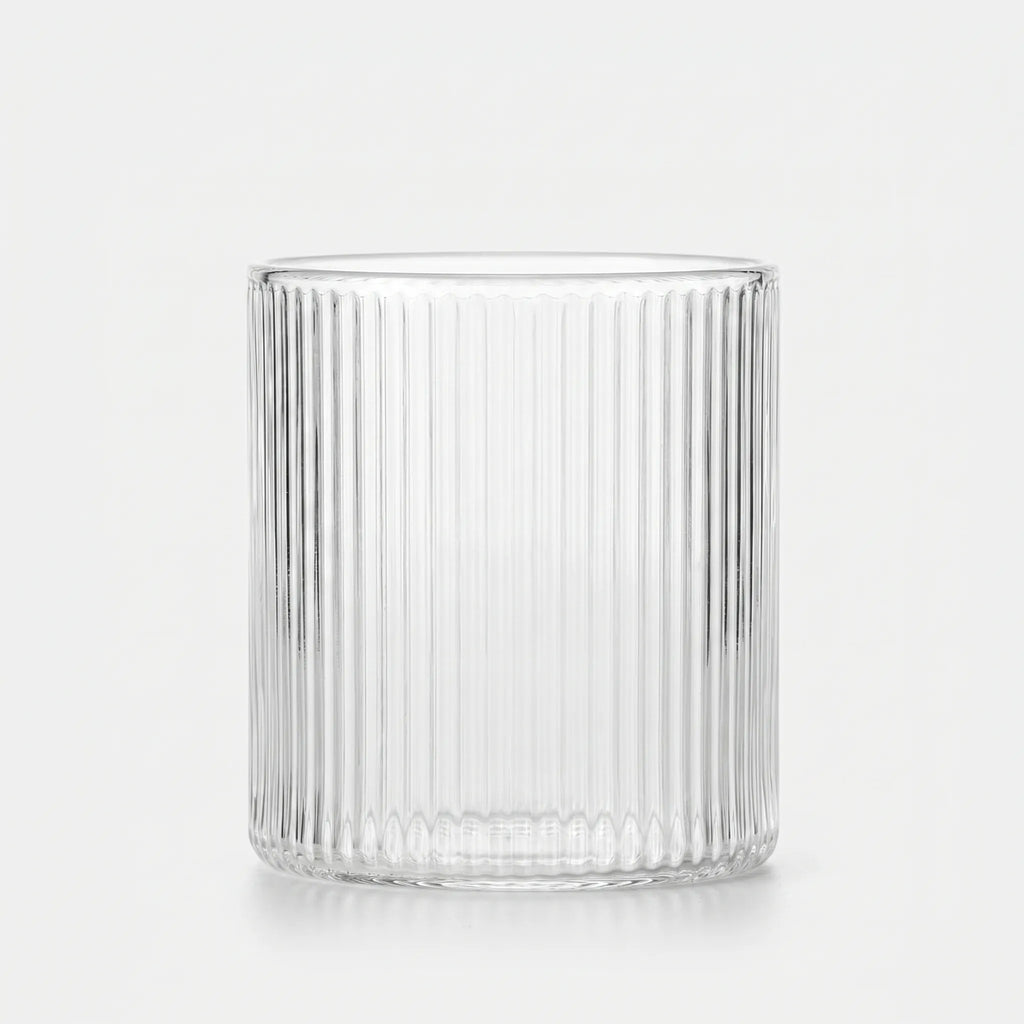 Ribbed Transparent Tumbler  