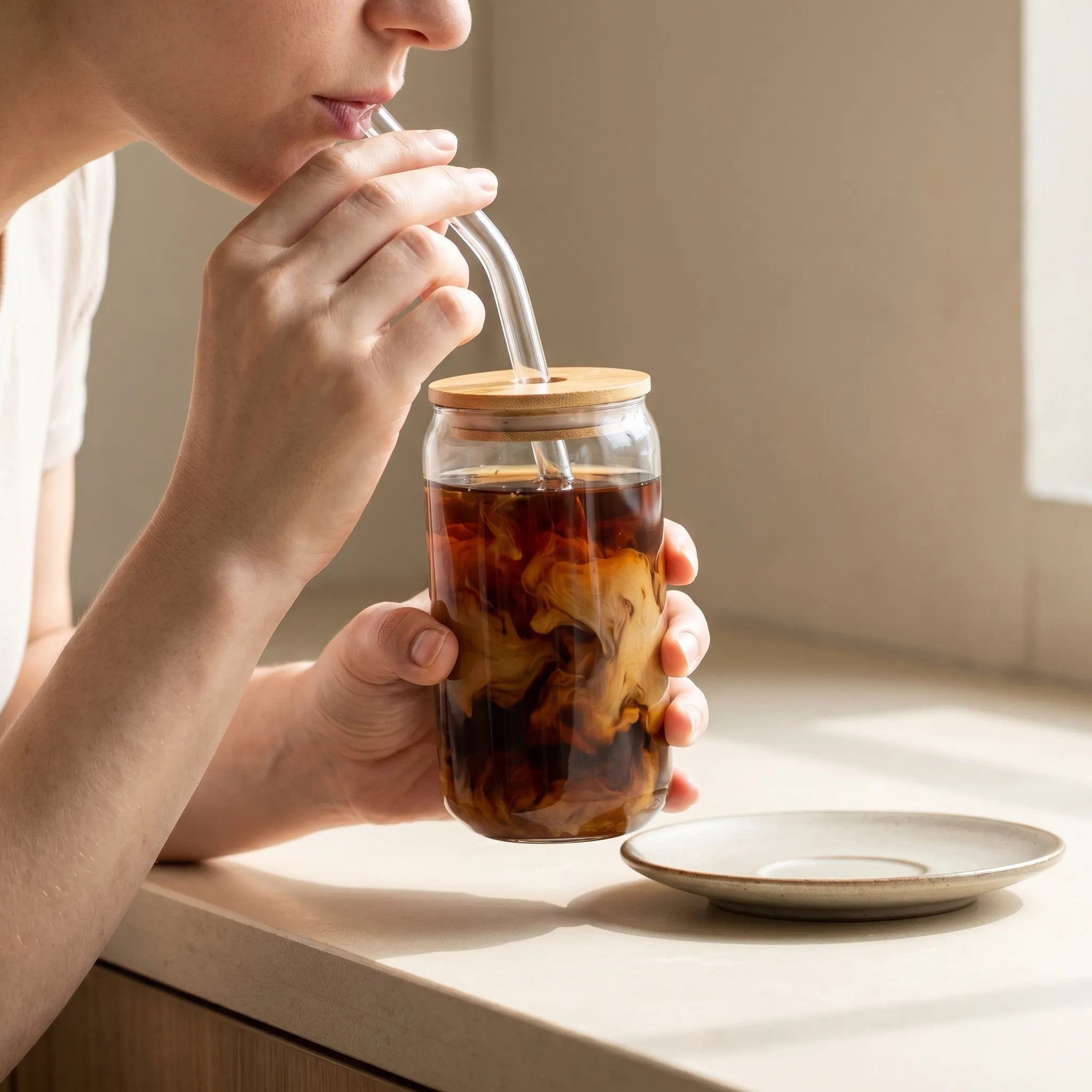 Transparent Reusable Tumbler  