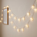Warm White Star String Lights -  