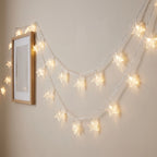 Warm White Star String Lights -  