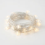 Warm White Star String Lights -  