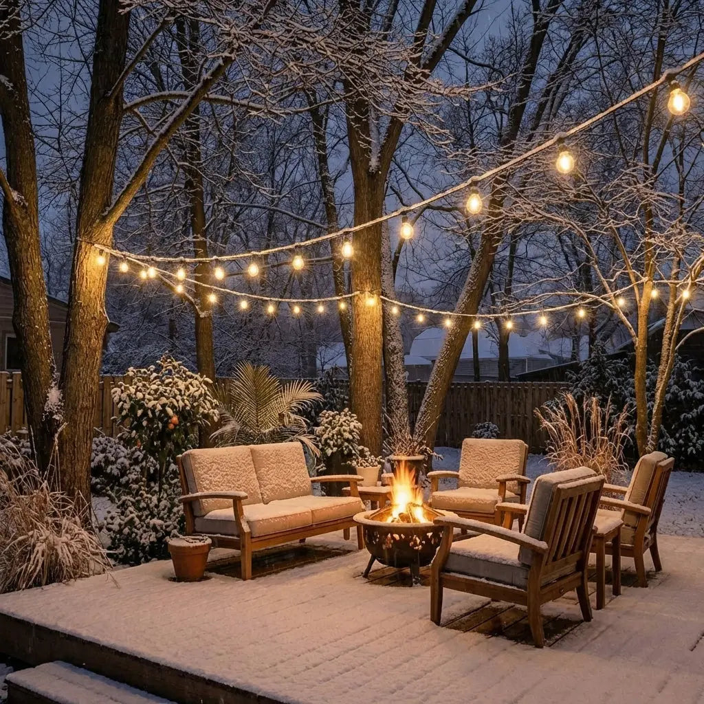Solar String Lights - Waterproof Shatterproof Globe Bulbs | Outdoor Light Foryuni