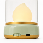 Mini Cute LED Night Lamp – Rechargeable Cartoon Bedside Light for Bedroom & Home Decor Foryuni