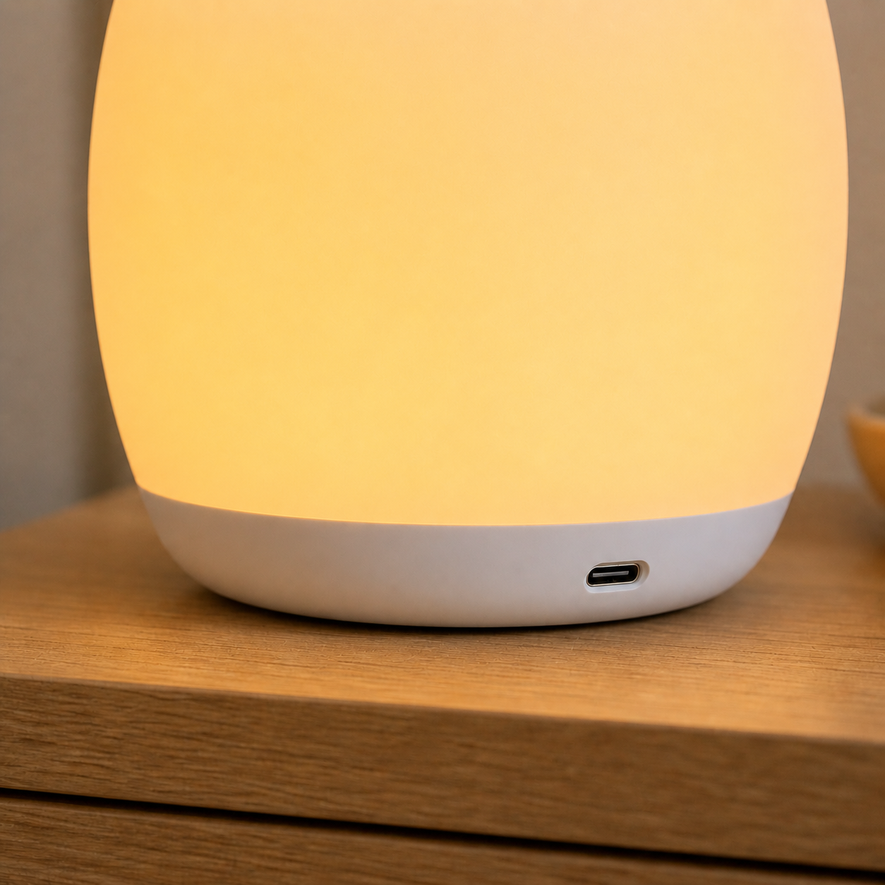 Silicone Baby Night Light – Dimmable Nursery Lamp with Color Changing Touch Control Foryuni