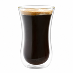Transparent Double Wall Coffee Glass  (90/200/260/330ml) Foryuni