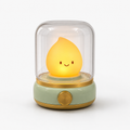 Mini Cute LED Night Lamp – Rechargeable Cartoon Bedside Light for Bedroom & Home Decor Foryuni