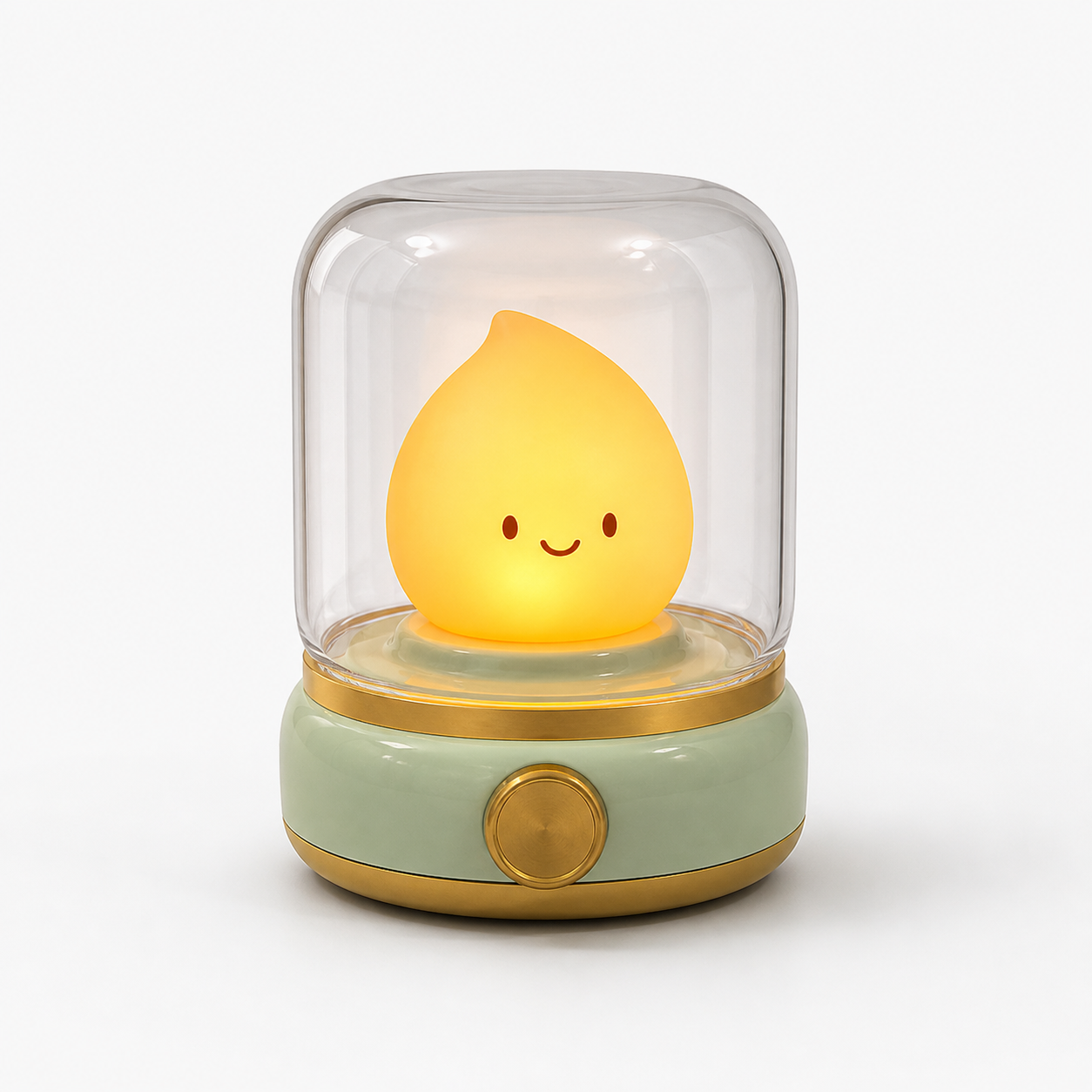 Mini Cute LED Night Lamp – Rechargeable Cartoon Bedside Light for Bedroom & Home Decor Foryuni