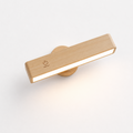 Wooden wall light fixture on a white background