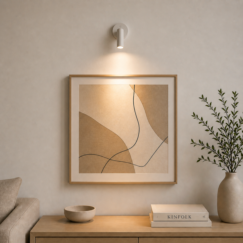 Wireless Magnetic Wall Spotlight – Rechargeable No-Drill Bedside Reading Light, Set of 2 Foryuni