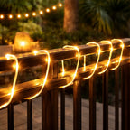 Solar Powered Rope Light Strip | Outdoor Waterproof String Lights for Backyard Foryuni