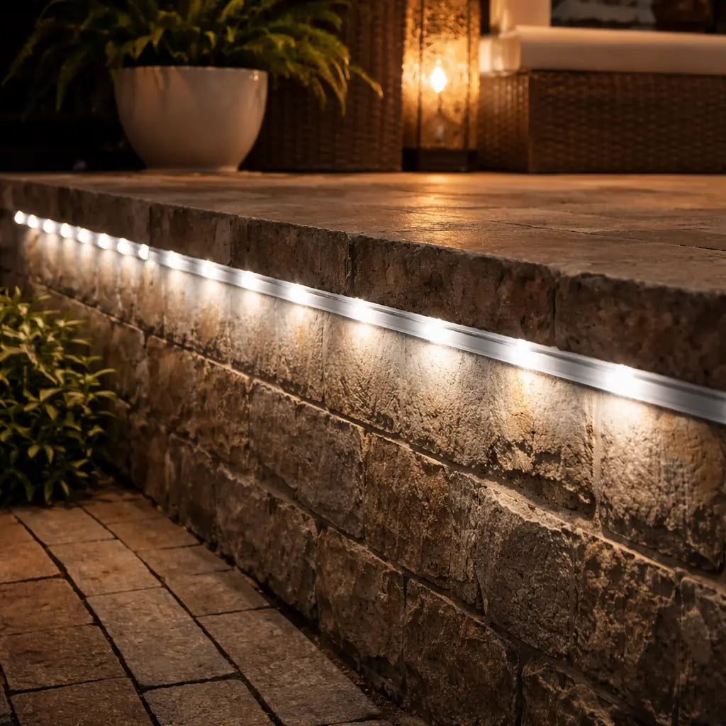 Solar Powered Rope Light Strip | Outdoor Waterproof String Lights for Backyard Foryuni
