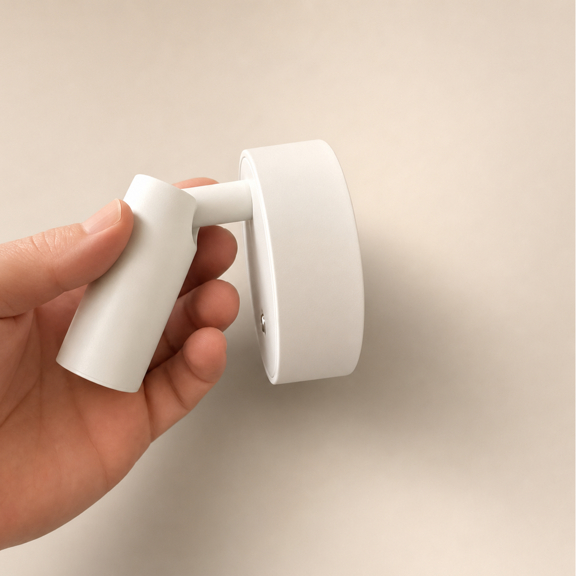 Wireless Magnetic Wall Spotlight – Rechargeable No-Drill Bedside Reading Light, Set of 2 Foryuni