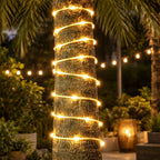 Solar Powered Rope Light Strip | Outdoor Waterproof String Lights for Backyard Foryuni