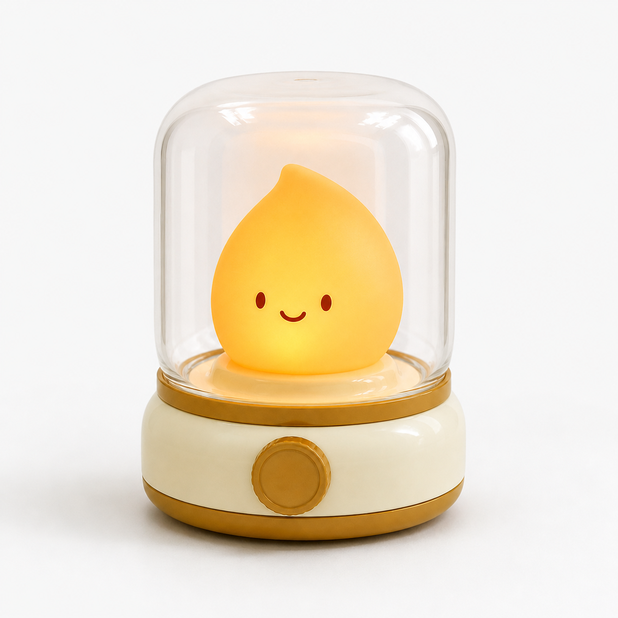 Mini Cute LED Night Lamp – Rechargeable Cartoon Bedside Light for Bedroom & Home Decor Foryuni